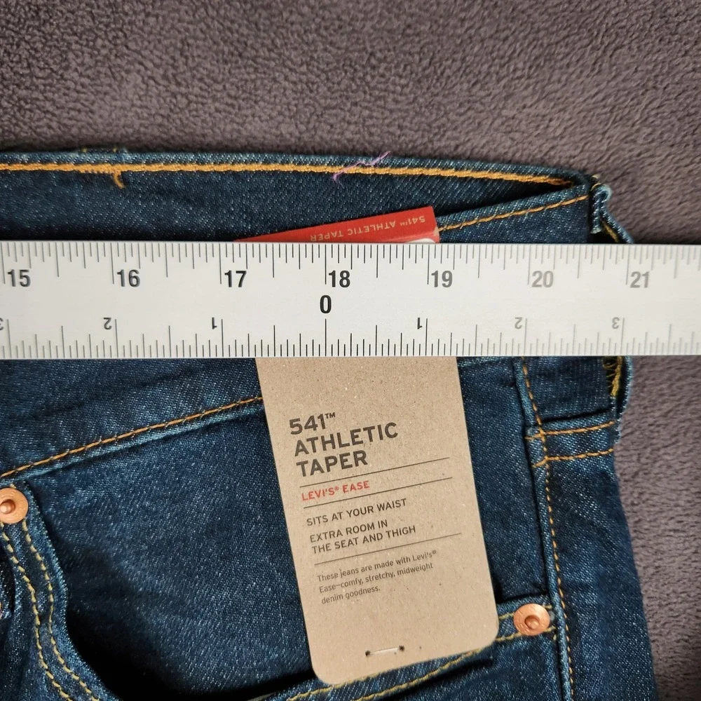 Levis‎ 541 Athletic Taper Jeans Mens 40x30 Dark Wash Blue Stretch 18181-0899 NEW